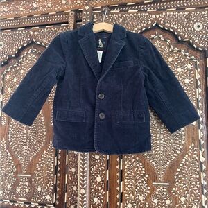 Janie and Jack Navy Corduroy Blazer